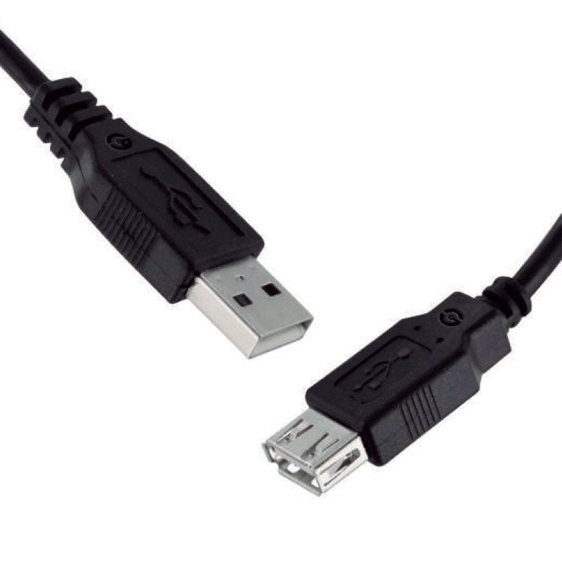 Cable GETTTECH JL-3520 USB 2.0 - USB A-Extensión, Negro, 1.5 mts Cable GETTTECH JL-3520 USB 2.0 - USB A-Extensión, Negro, 1.5 mts